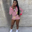 Weird Puss Patchwork Tracksuit 2-Piece Set