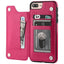 Premium Leather Retro Card Holder Flip Cover for iPhone