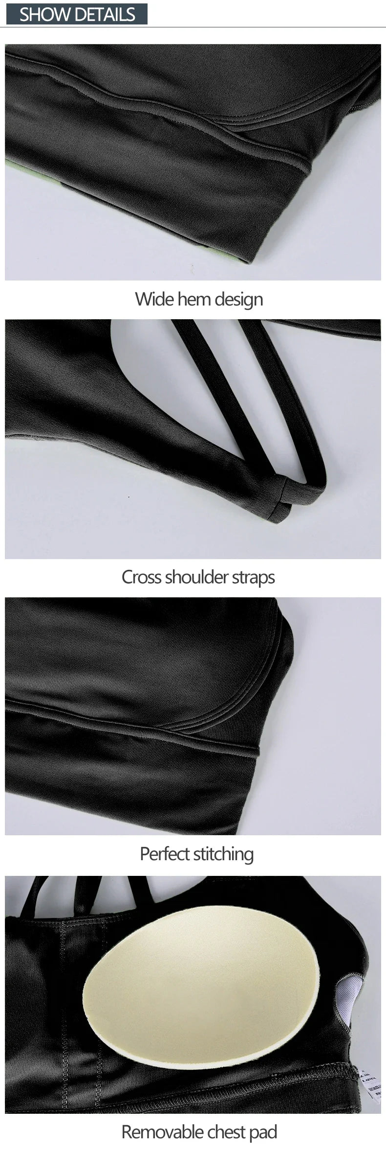 Soutien-gorge de yoga pour femmes - Vêtements de sport premium