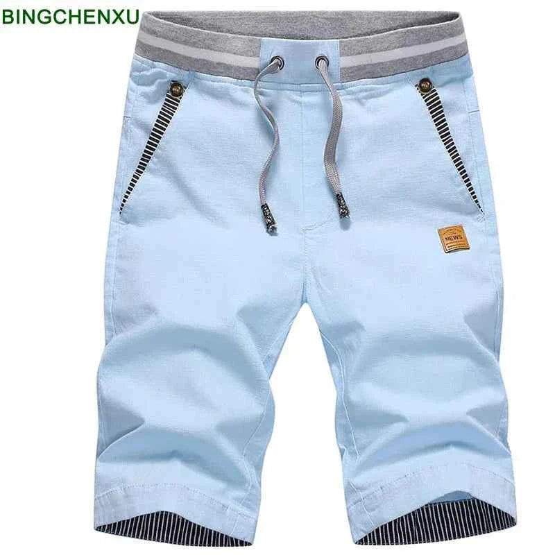 Shorts de Jogging Décontractés en Coton et Lin pour Hommes 4XL