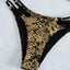 Sleek Serpent: Chic Push-Up Bikini Set