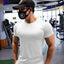 T-shirts de sport pour hommes grande taille en tissu Dry Fit