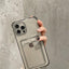 Transparent Card Slot Holder Case for iPhone Models