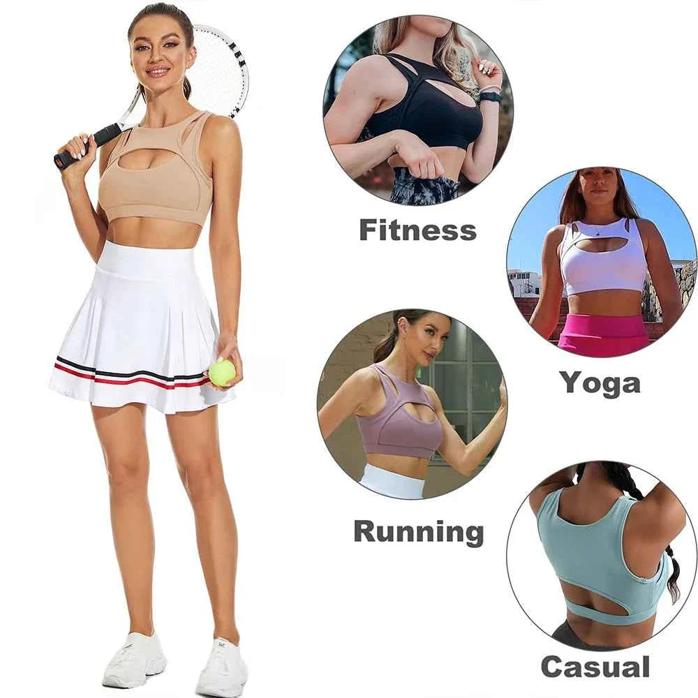 Premium Push Up Sports Bra with Removable Cups