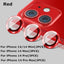 Premium 9H Tempered Glass Camera Lens Protector with Metal Ring for iPhone 14 & 13 Series - Korvel