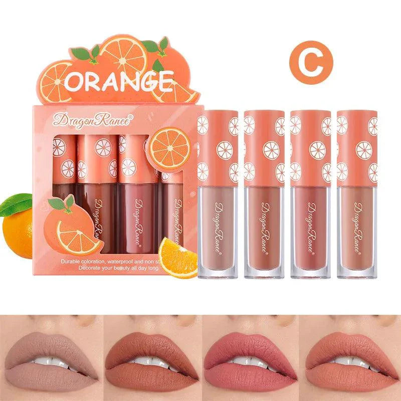 Mini Velvet Matte Lip Gloss Set - 4 Piece Collection