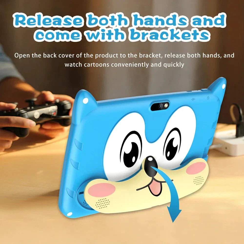 Tablette pour enfants BDF 7 pouces - Android 13, 4 Go de RAM, 64 Go de stockage