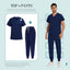 Unisex Nurse Scrubs Suit - Top & Pants