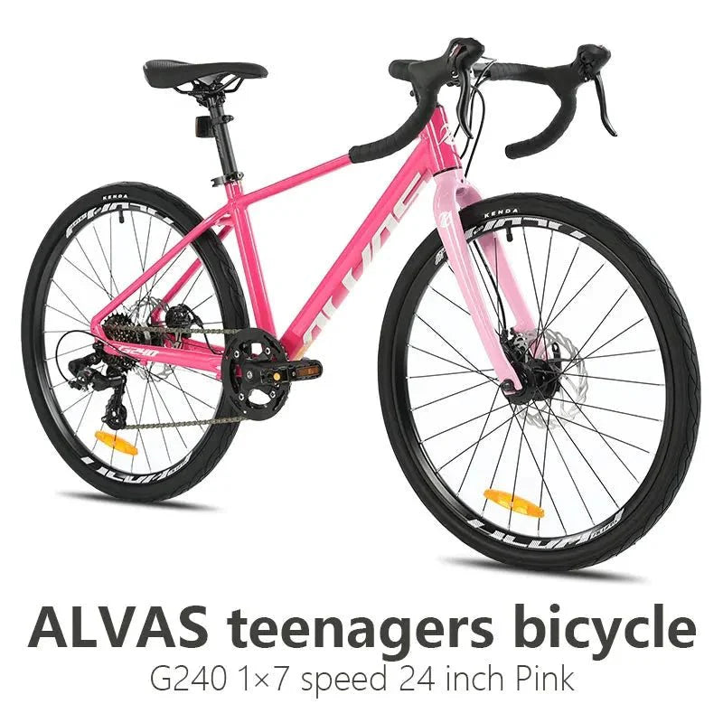 YUZE G240 7-Speed Aluminum Disc Brake Bicycle for Students