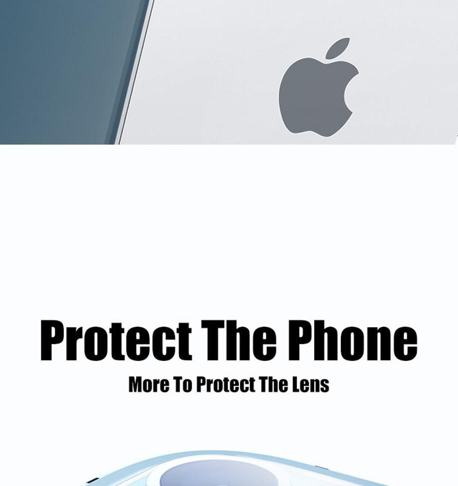 4-Piece Protective Glass Set for iPhone Camera Lenses