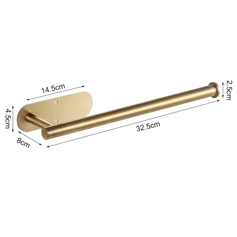 Support de papier essuie-tout en acier inoxydable premium