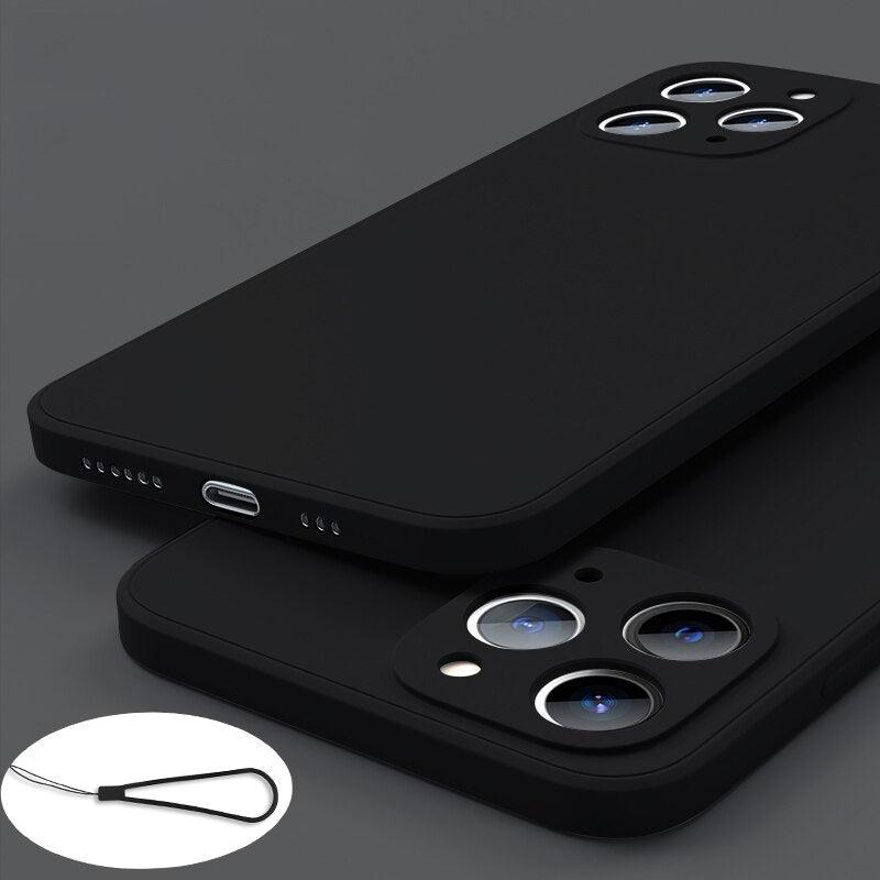 Coque en silicone premium pour iPhone 13 Pro Max et 12 Mini