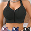 Women's Front Zipper Sports Bra for Active Lifestyles