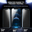 Full Cover Ceramics Privacy Glass Screen Protector for iPhone
