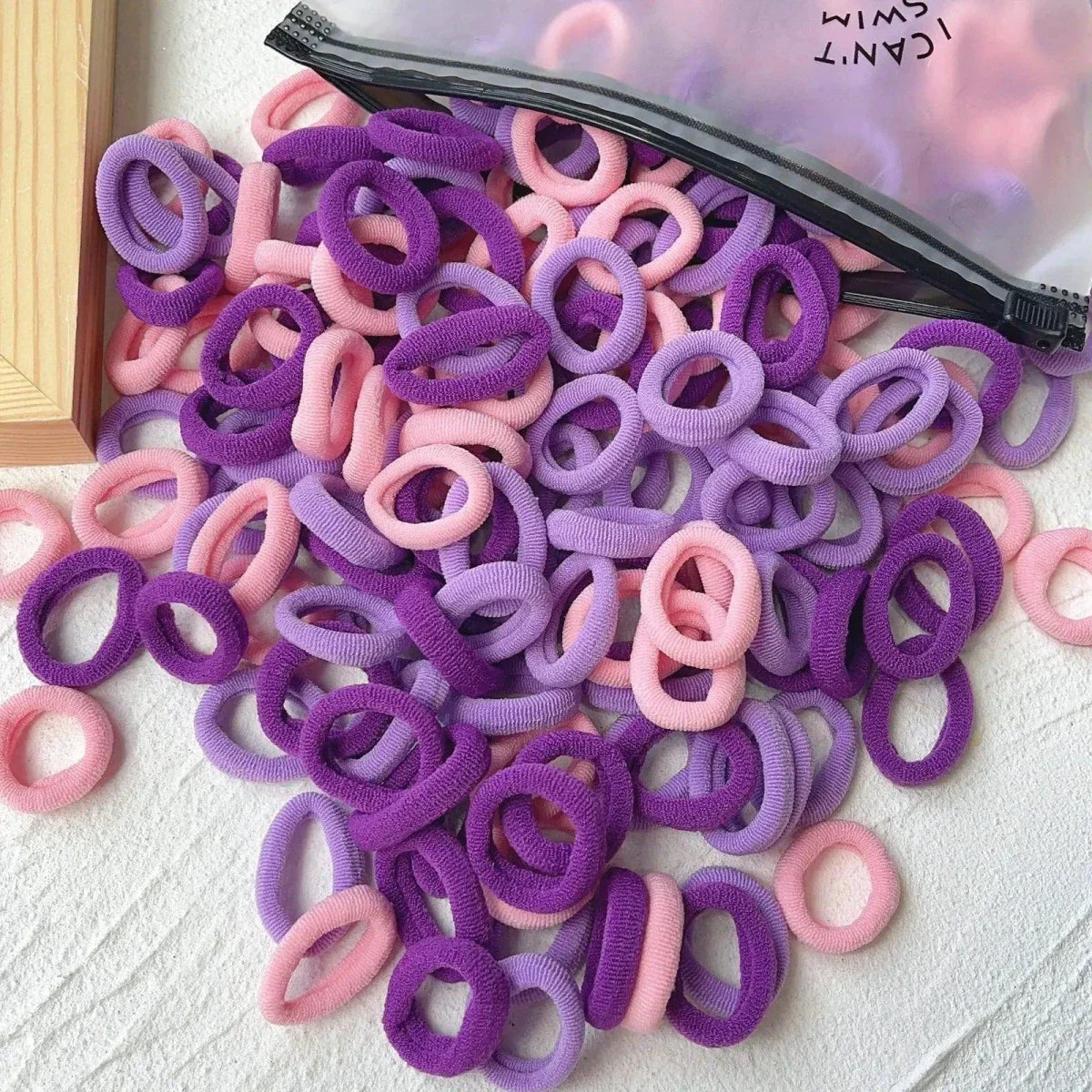 Colorful Kids Elastic Hair Bands - 20/50pcs Set