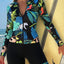 Long Sleeve Zipper Surfing Swimsuit Set