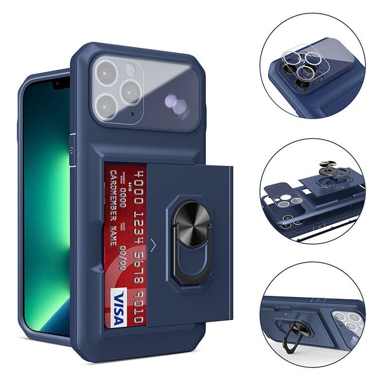 Cubierta de cámara de vidrio templado 9H para iPhone - Protección premium