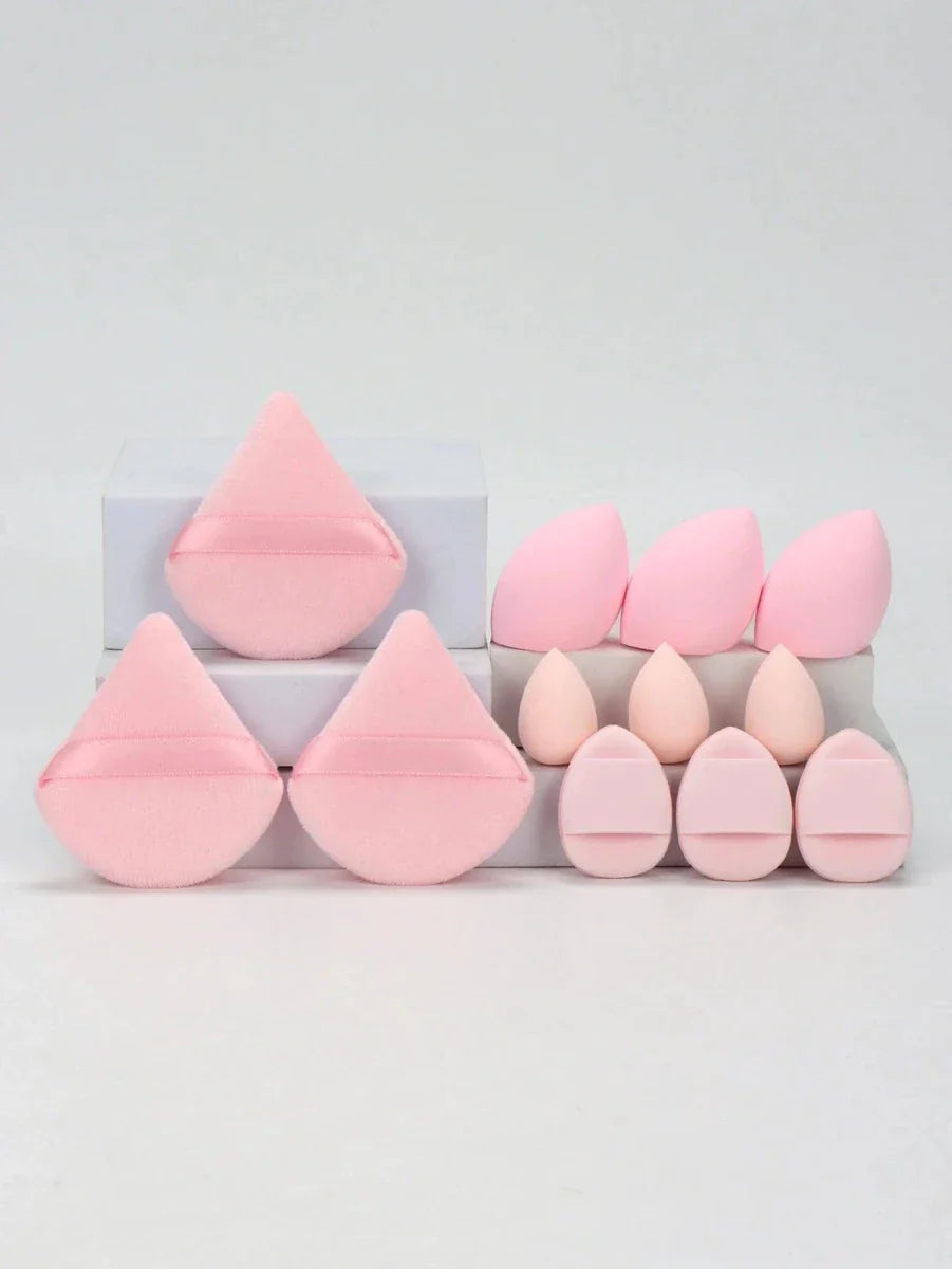 Ensemble de 12 éponges à maquillage polyvalentes