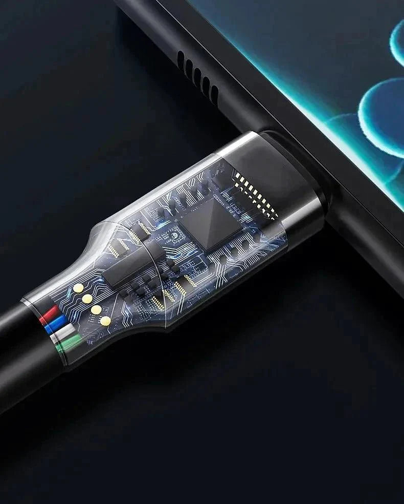 PD 120W Super Charging USB Type-C Cable for Fast Charging
