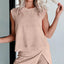 Ensemble T-shirt et shorts en coton pour femmes