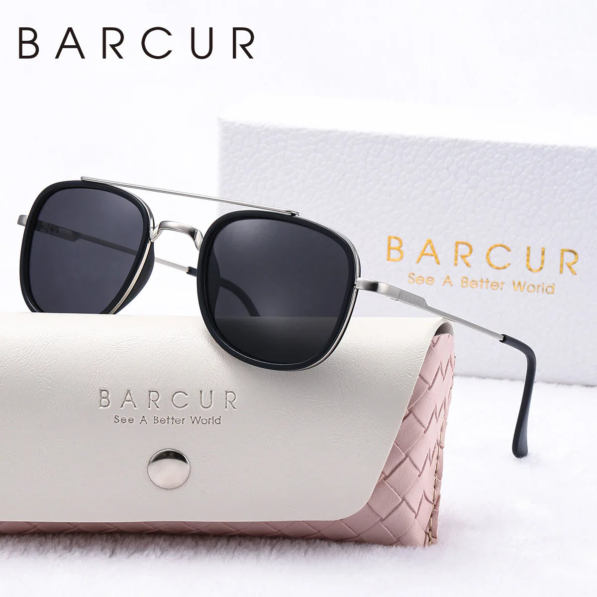Stylish Polarized Oval Sunglasses for Men & Women - UV400 Protection with Elegant Gift Box - Korvel
