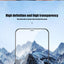 Protecteur d'écran en verre trempé 9D Full Cover pour iPhone