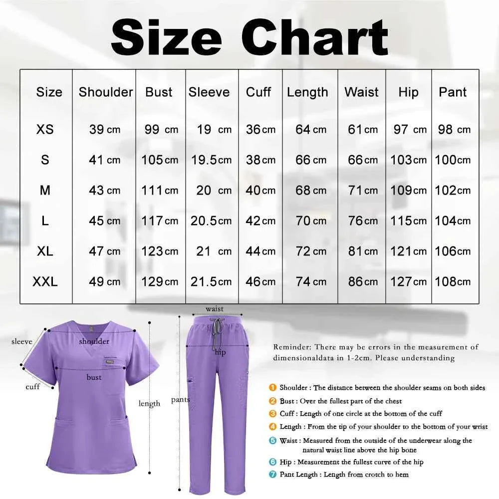 Ensemble de Blouse Médicale Premium Niaahinn