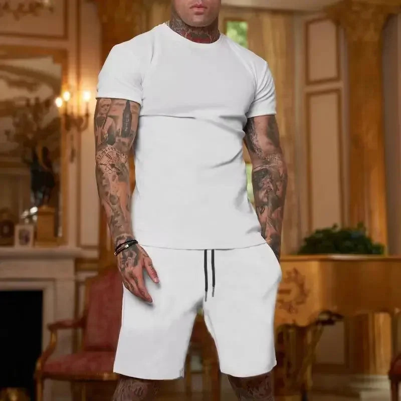 Conjunto de Ropa Deportiva Transpirable para Hombre en Verano