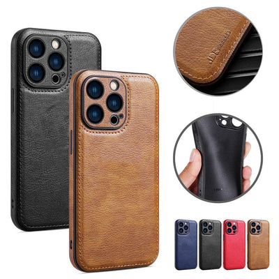 Luxury PU Leather Phone Case for iPhone Models