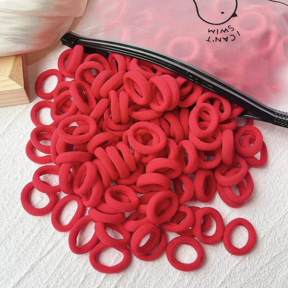 Colorful Kids Elastic Hair Bands - 20/50pcs Set