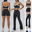 FlareLift Yoga Set: High-Waist Pants & Backless Bra