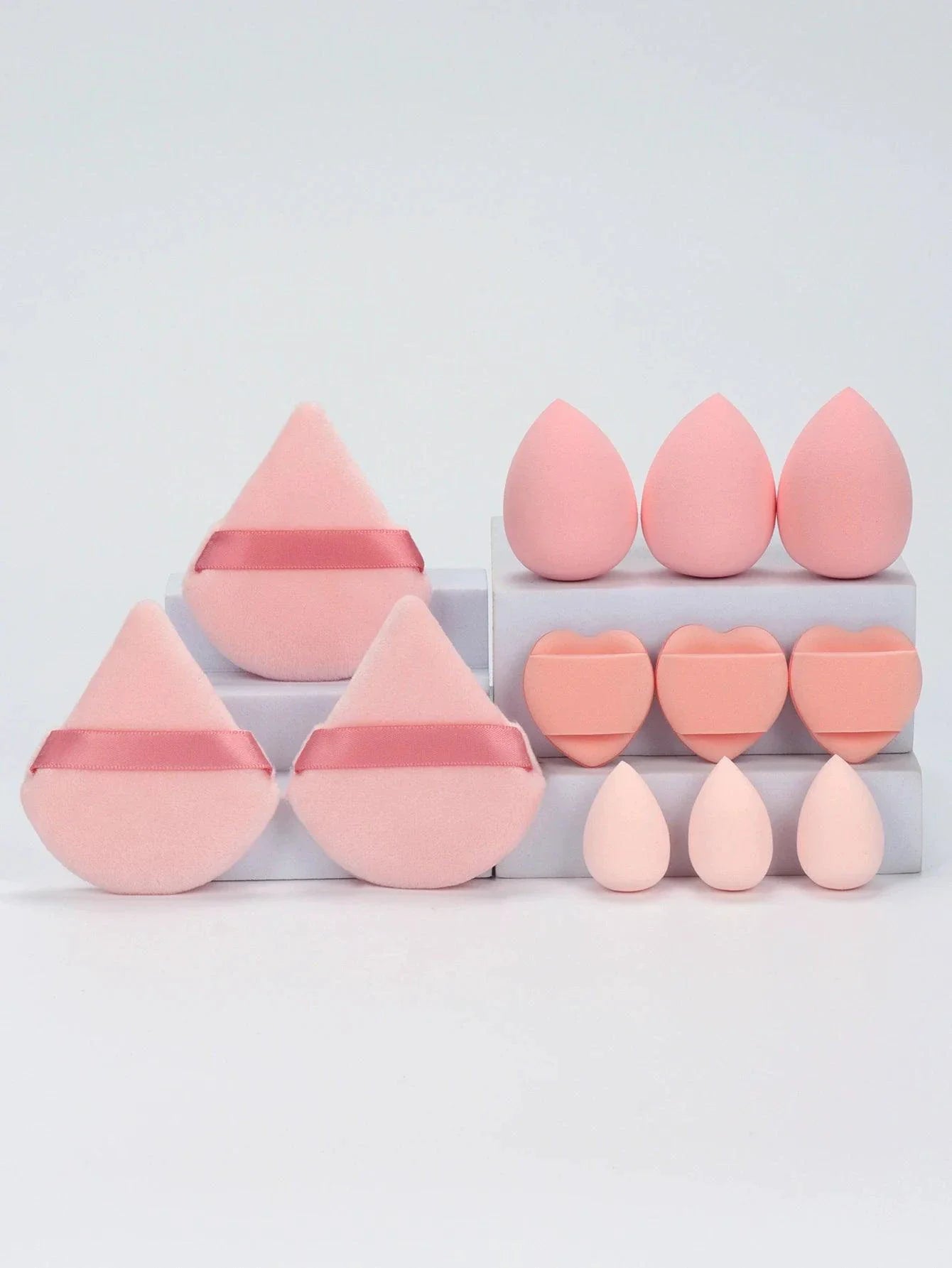 Juego de 12 Esponjas de Maquillaje Multiusos