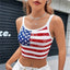 RebelY2K Backless Flag Crop Top