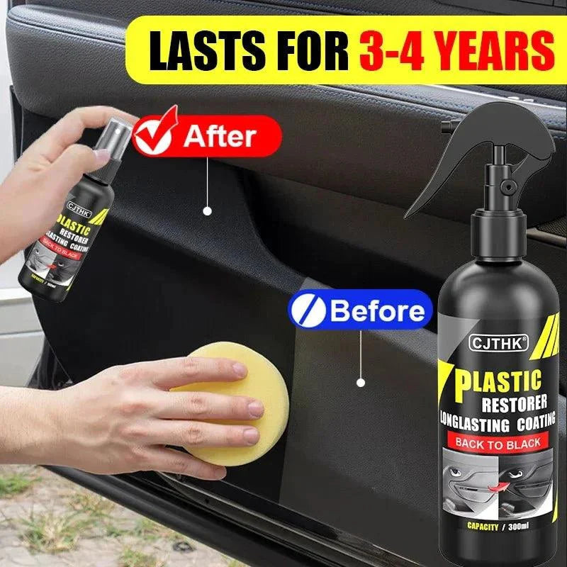 Mandotos Car Plastic Restorer - Back to Black Gloss Renovator 50g