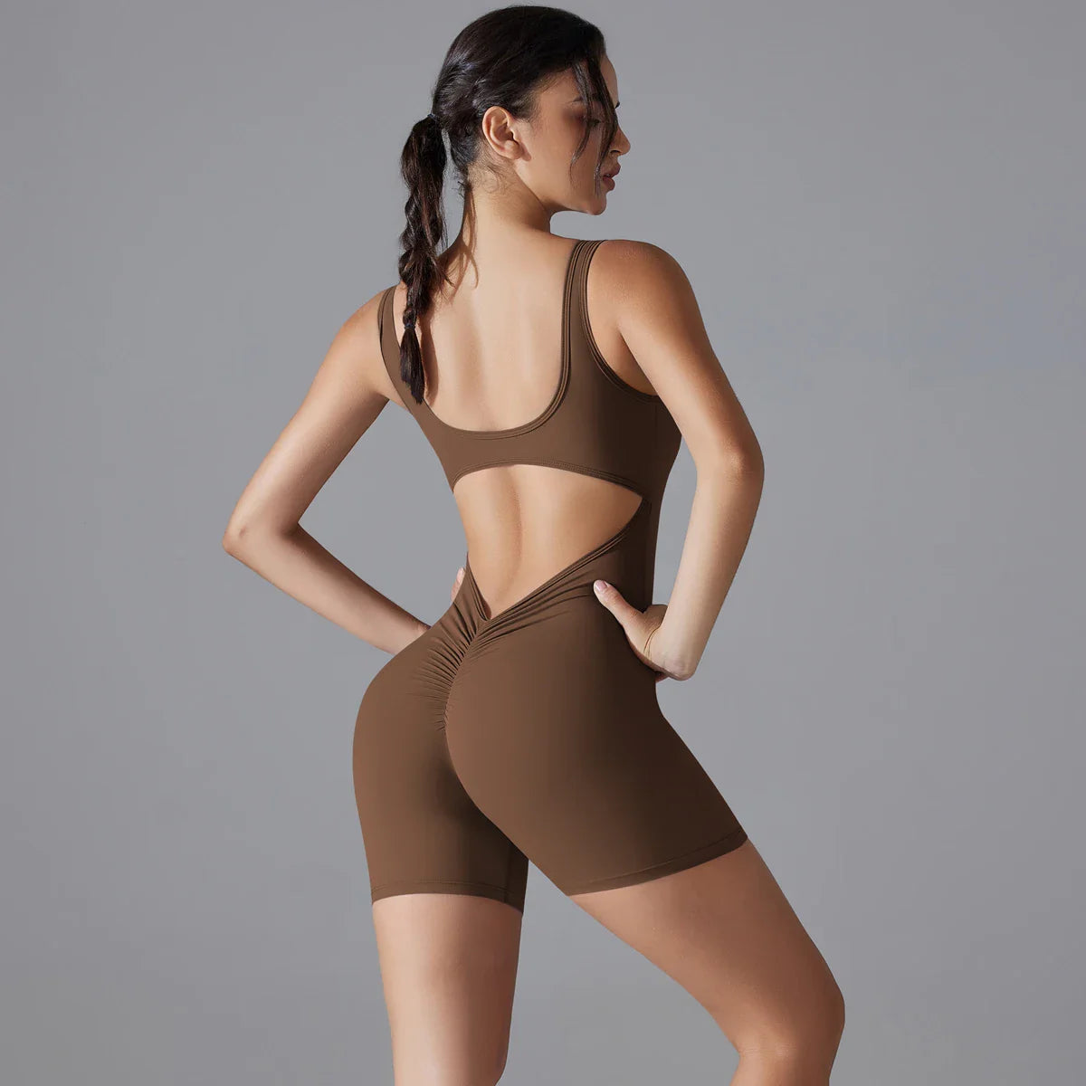 VibeFlex Women's Scrunch Jumpsuit - Stylish Activewear