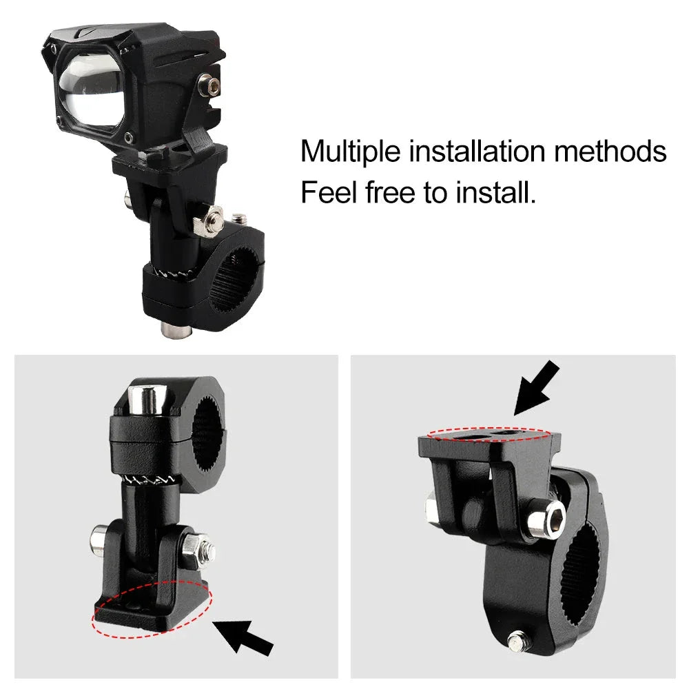 Motorcycle Crash Bars Foglights Mounting Bracket
