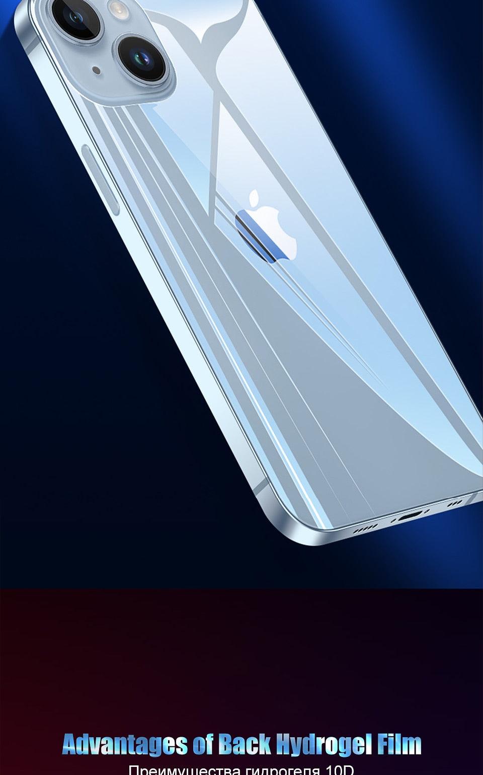 Premium Full Cover Back Film for iPhone Models
