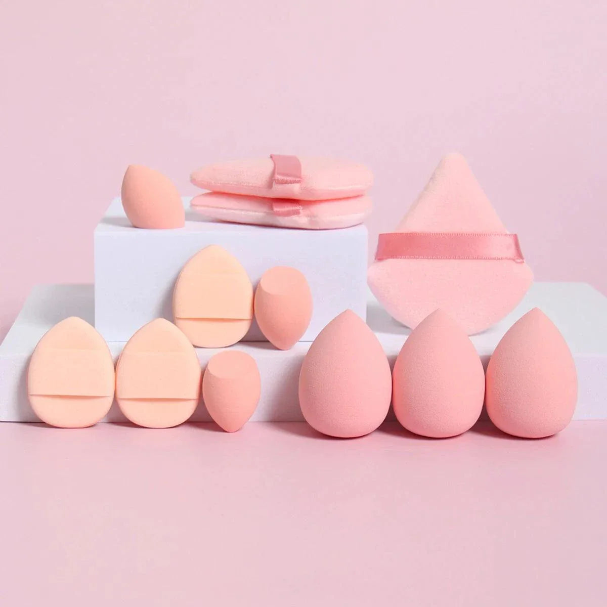 Juego de 12 Esponjas de Maquillaje Multiusos
