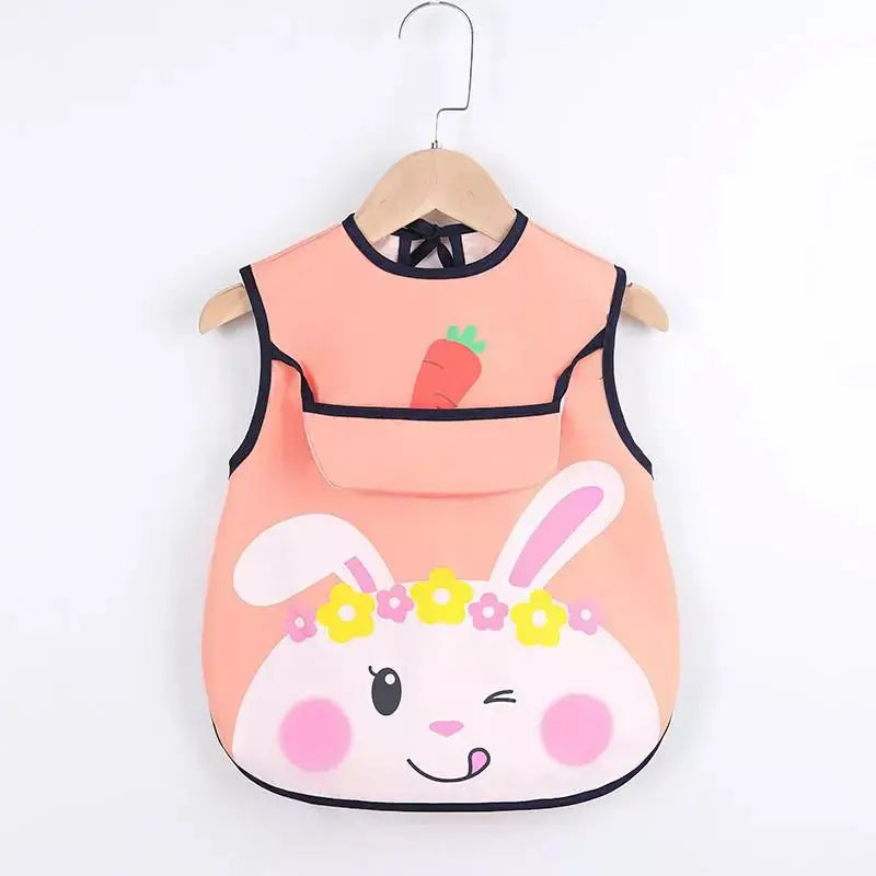 Bavoir imperméable à manches longues premium pour enfants