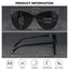 Lunettes de soleil transparentes en forme de chat pour femmes BARCUR - Polarisées UV400