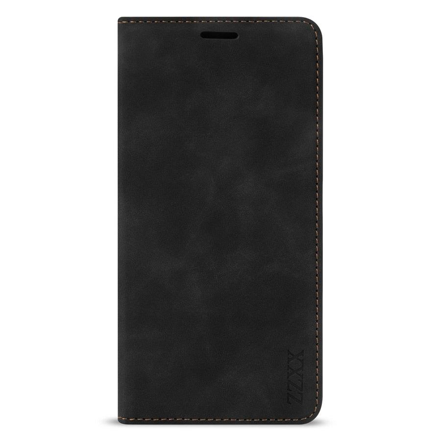 Étui portefeuille à rabat magnétique premium pour iPhone 14 Pro Max