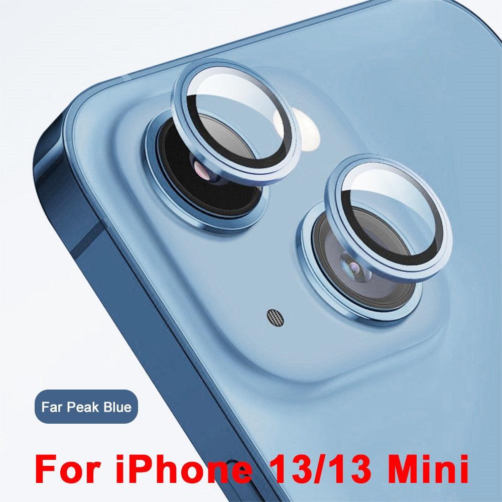 Protecteur d'objectif en verre 3D pour iPhone 13