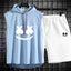 Conjunto de chándal con capucha casual para hombres de verano