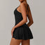 Robe de tennis EcoSport Femme à col en V avec soutien-gorge et shorts