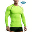 Camisa de Gimnasio de Manga Larga de Compresión para Hombre