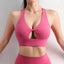 Top Corto de Yoga con Cuello Halter SOISOU con Almohadillas Removibles