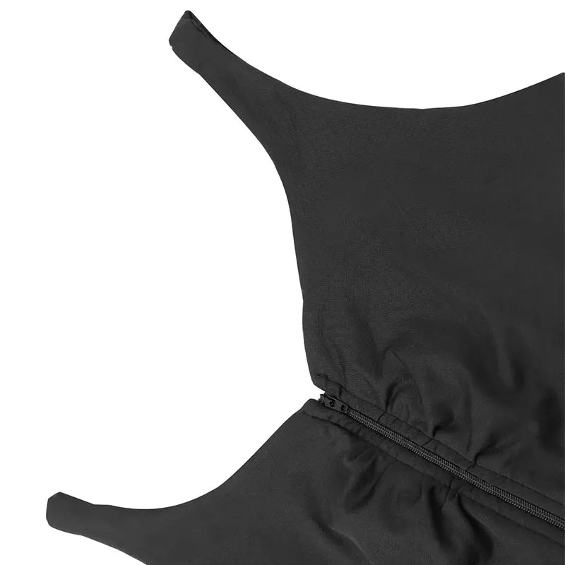 Elegant Black Backless Sling Jumpsuit for Women