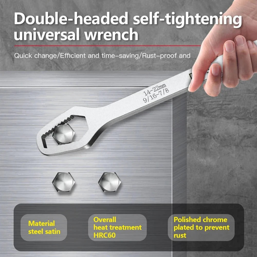 Llave Torx Universal 8-22mm - Herramienta Ajustable de Doble Cabeza