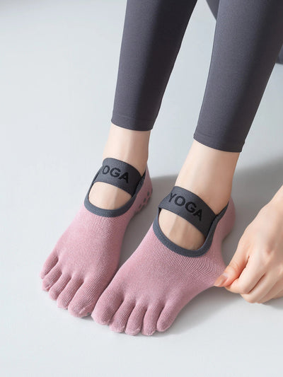 Women's Five Finger Anti-Slip Yoga Socks