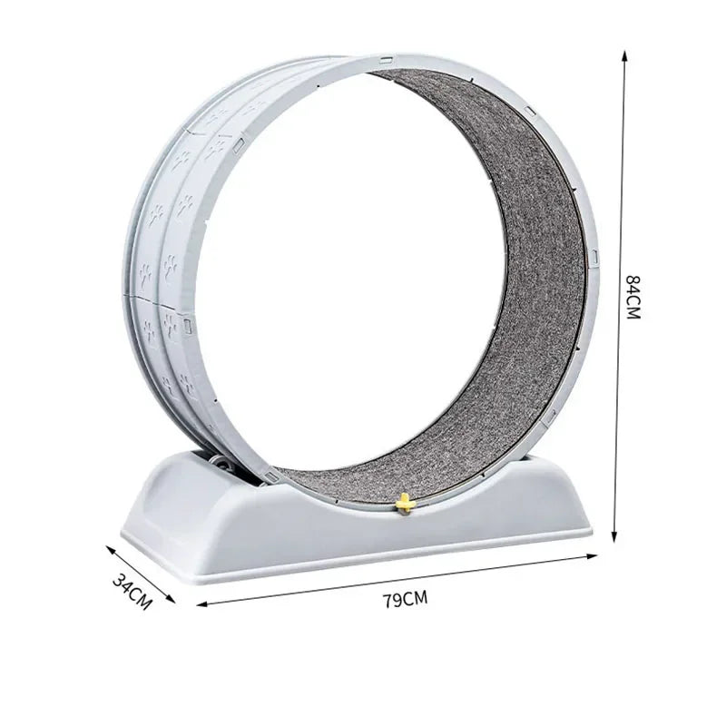 Roue d'exercice silencieuse Purrfect Fit pour chat